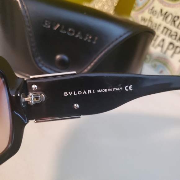 Bvlgari Sunglasses brown with logo on the side main image 5